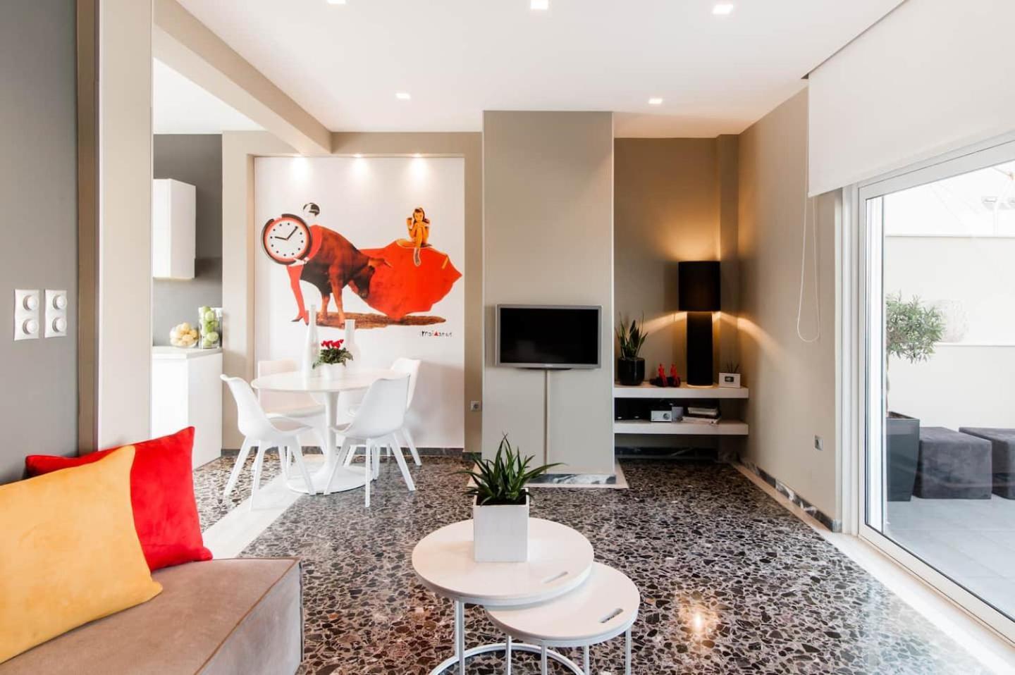 Ma Maison Nο 1, Penthouse, Acropolis And Lycabettus View, Ultra High Speed Internet 300 Mbps, 15' To Acropolis By Metro, 1' From Metro Station Athens Luaran gambar
