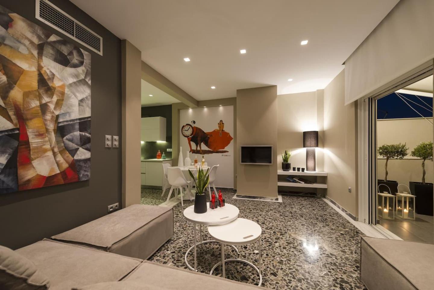 Ma Maison Nο 1, Penthouse, Acropolis And Lycabettus View, Ultra High Speed Internet 300 Mbps, 15' To Acropolis By Metro, 1' From Metro Station Athens Luaran gambar